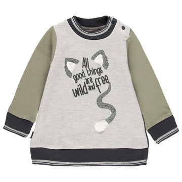 Sukienka dla dziewczynki Baby Boboli 211037-8034 kolor szary