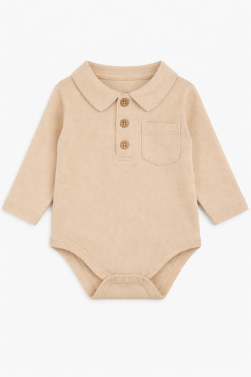 Bluzko-body chłopięcy beżowy MammyDaddy 10376-26326-1