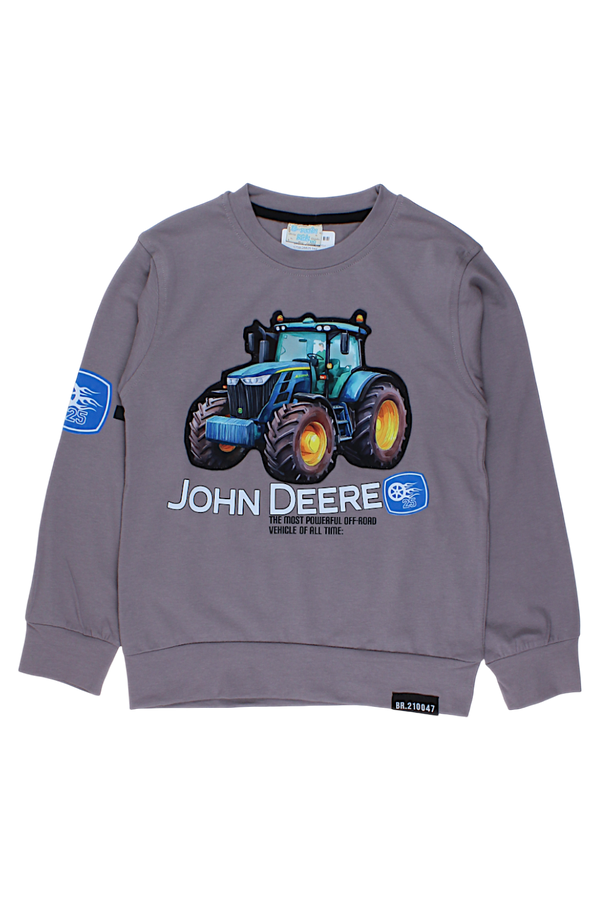 Bluzka z diodą traktor chłopięca beż B-rushi Kids 1759-28825-1