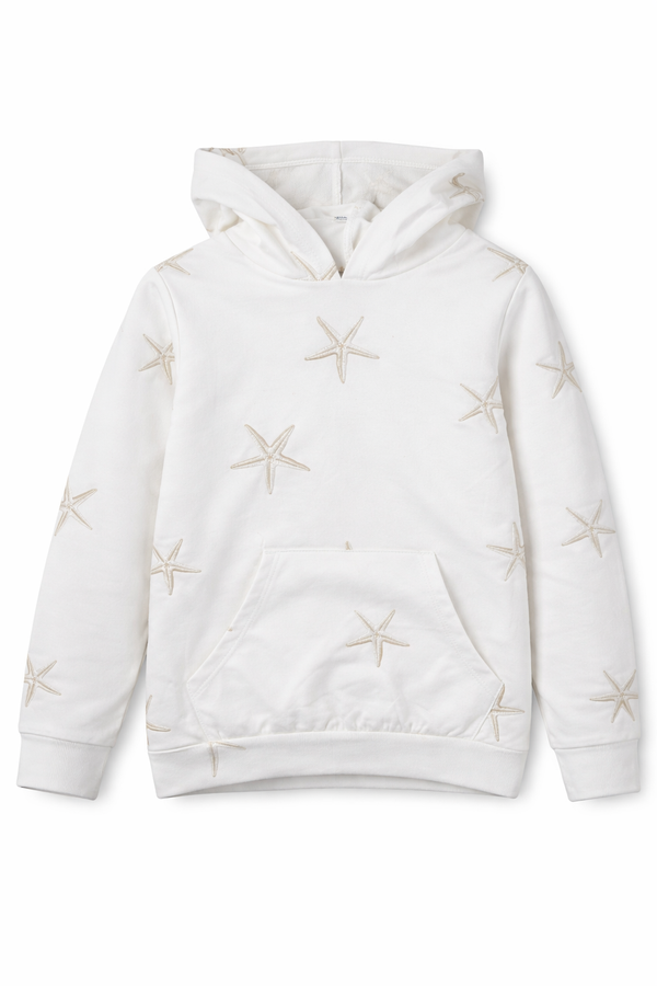 Bluza kangurka dziewczęca krem Breeze 19438-3326