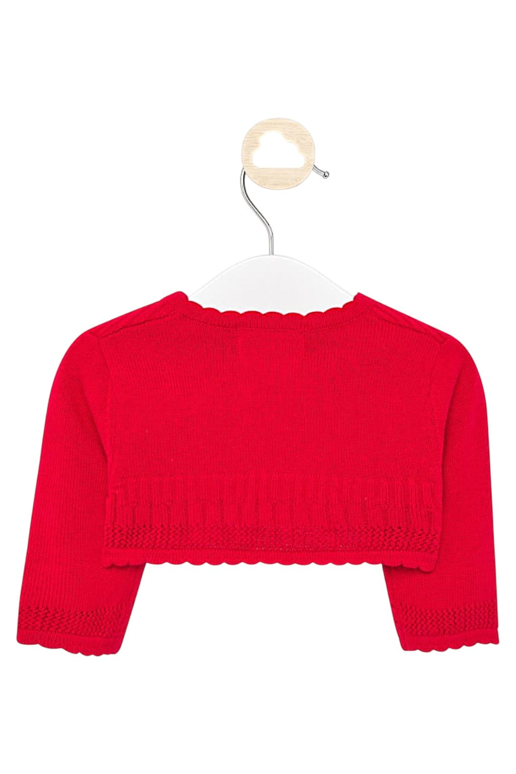 Mayoral 1302-19 Girls' bolero sweater, turquoise color