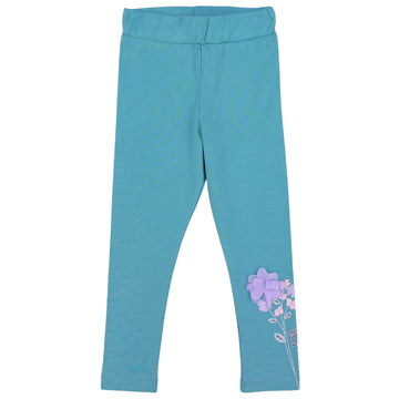 Flower leggings for girls mint Timi 44148-10924 GKMOD