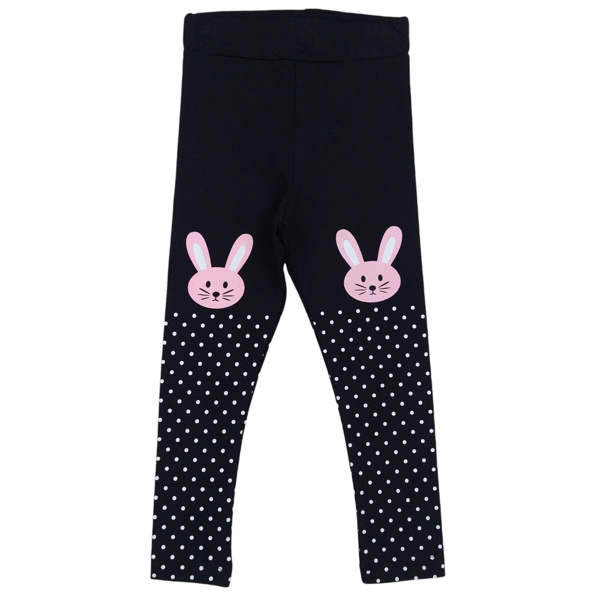 Girls' polka dot leggings black Timi 44121-10924 GKMOD