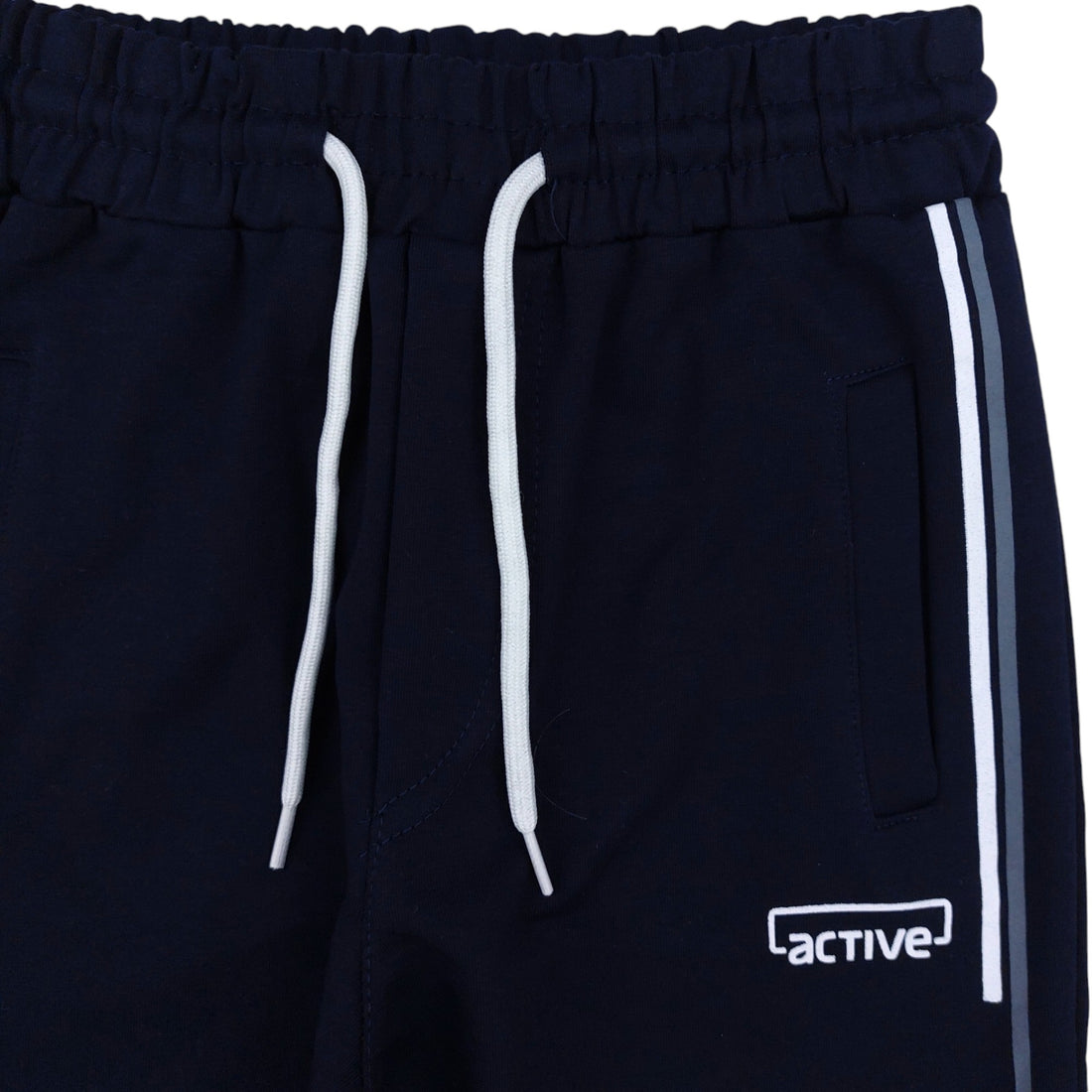 Boys' navy blue sweatpants Poyraz 2313-23824 GKMOC