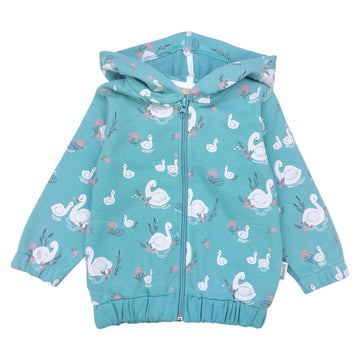 Girls' geese hoodie sea Mini Word 16814-30924