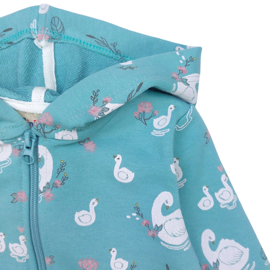 Girls' geese hoodie sea Mini Word 16814-30924