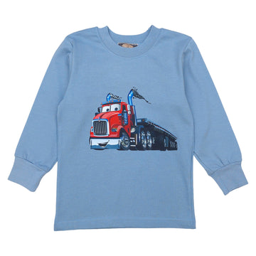 Tir cotton blouse for boys blue Your Word 864-30924