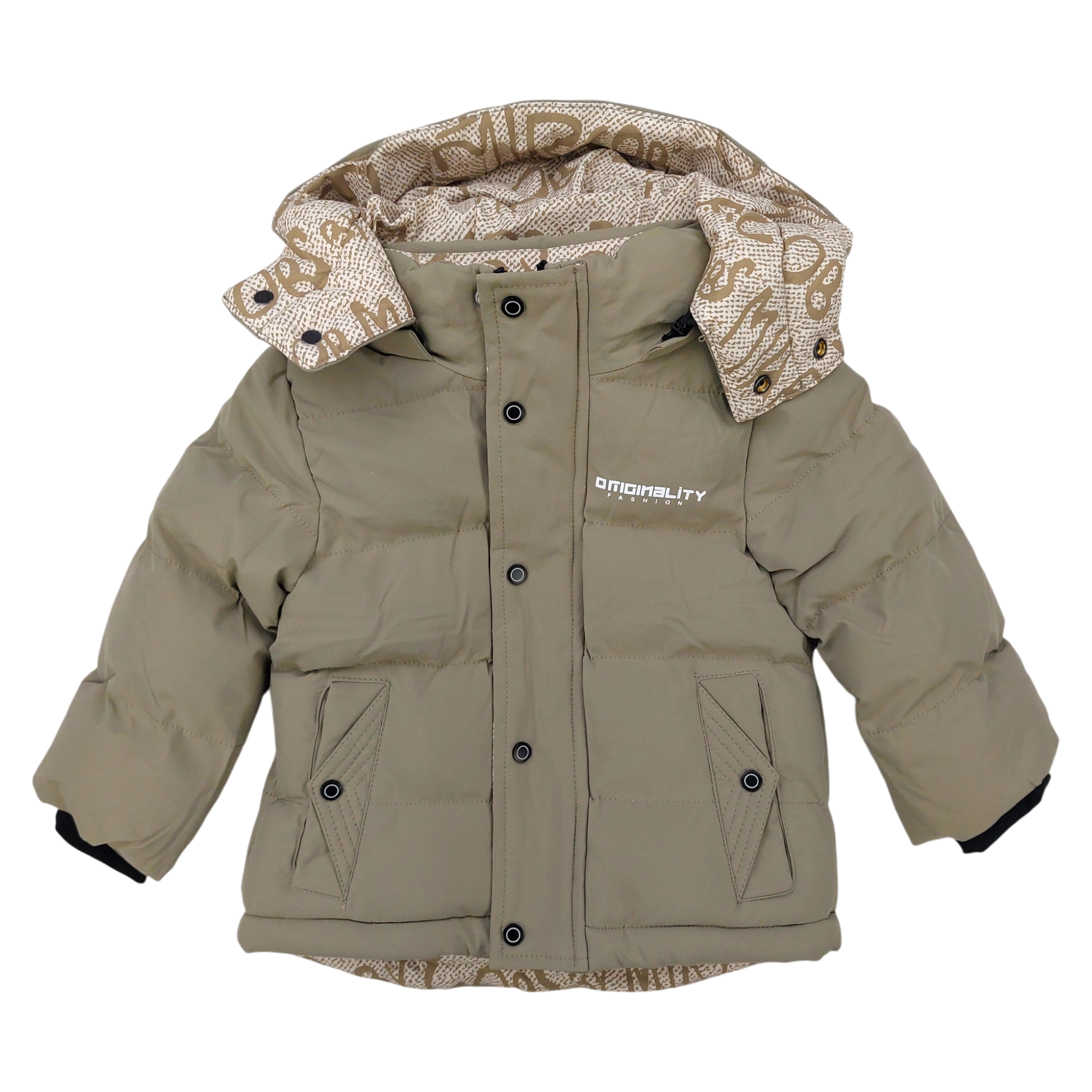 Boy's winter jacket olive Happy House KK-1034-211024