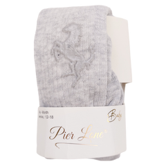 Boy's gray Pier Lone 1651-161024 horse-shaped tights