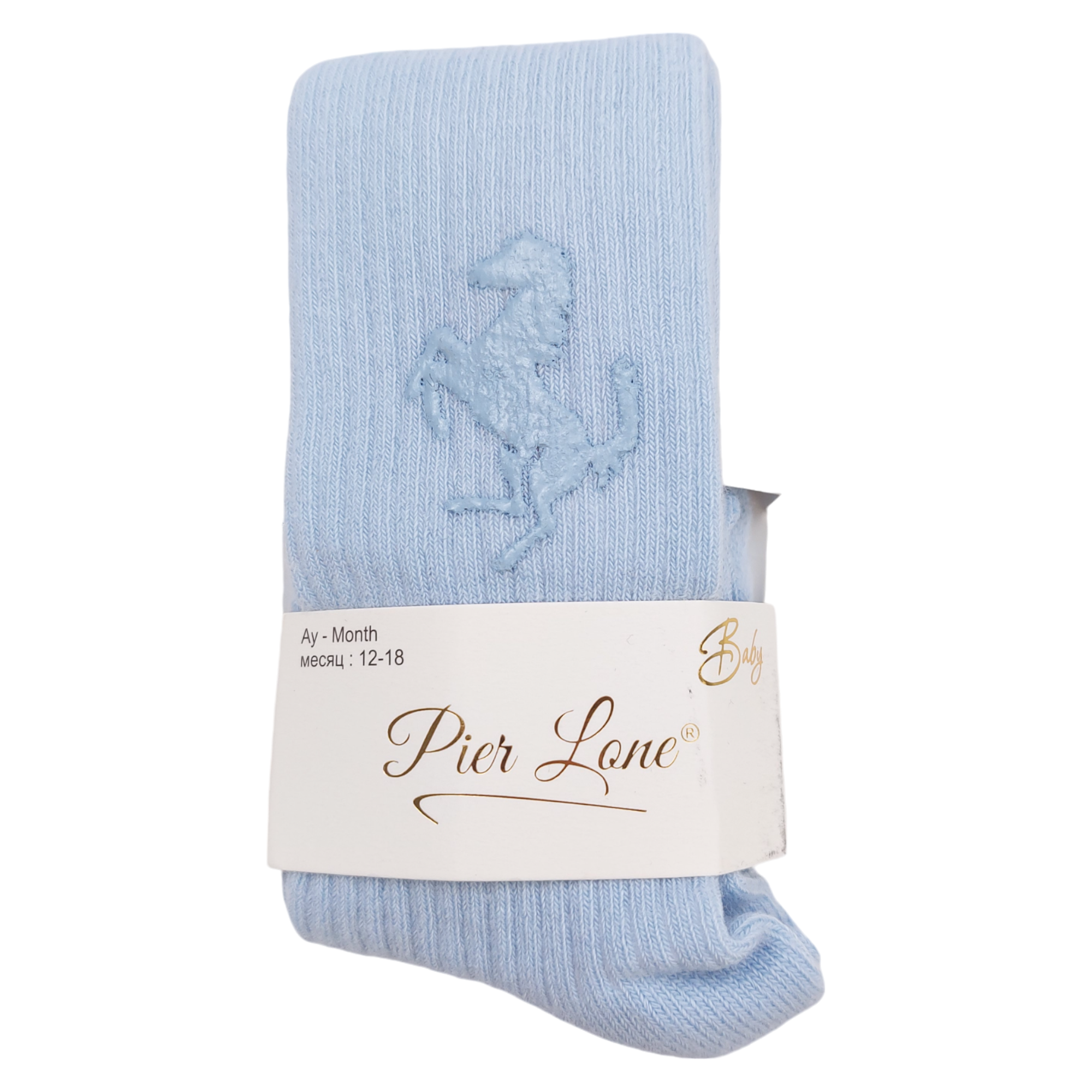 Boy's ponytail tights blue Pier Lone 1651-161024