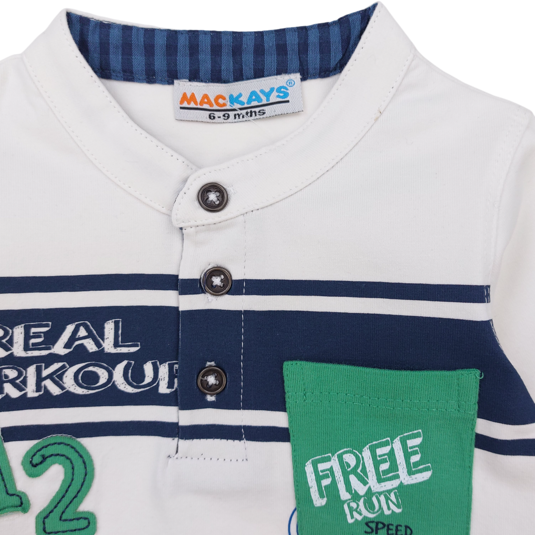 Boy's cotton blouse cream MacKays 1951-161024