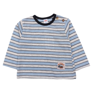 Boy's striped cotton blouse blue Breeze 3332-191024-35