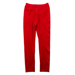 Velvet leggings for girls red Milbo 236-41124-18