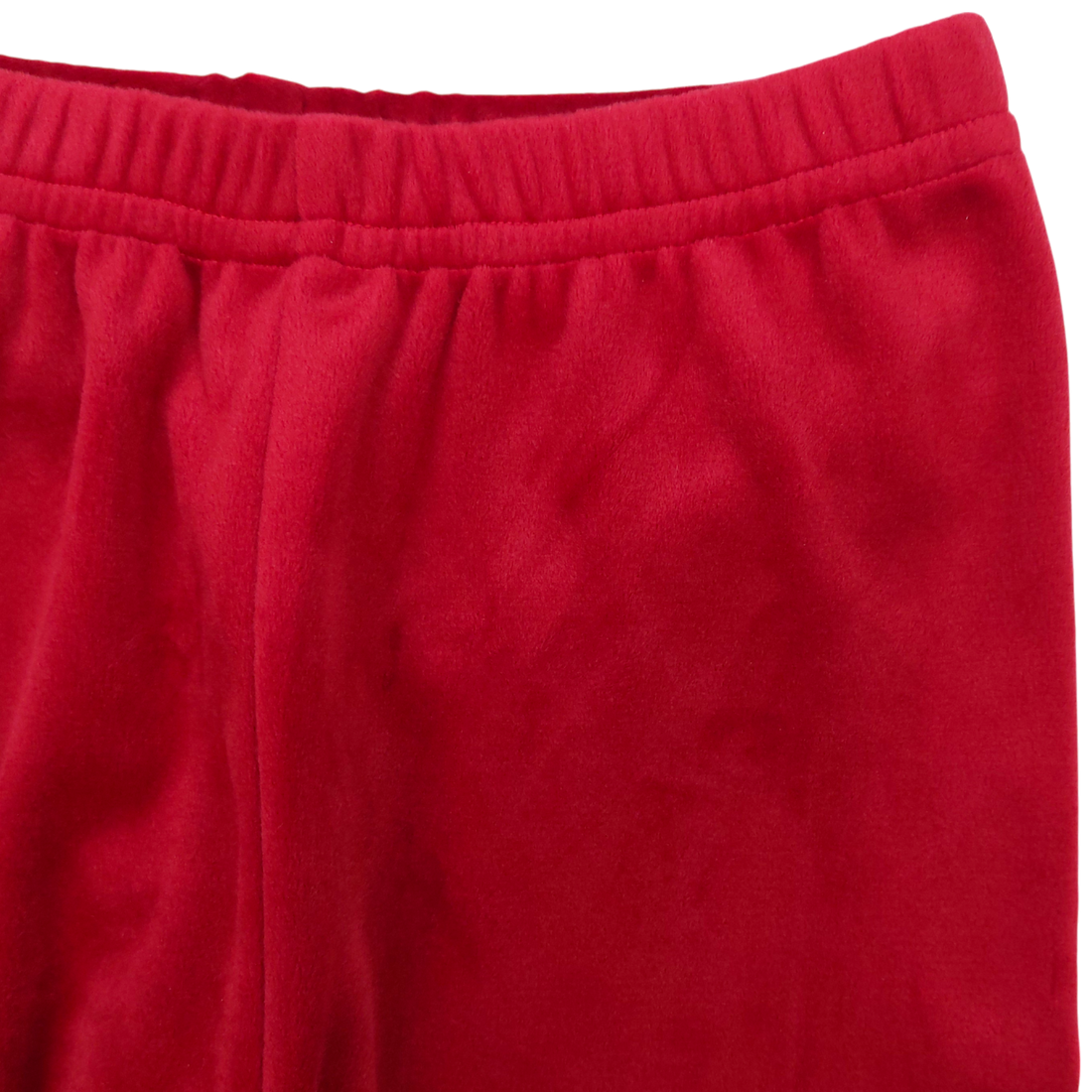 Velvet leggings for girls red Milbo 236-41124-18