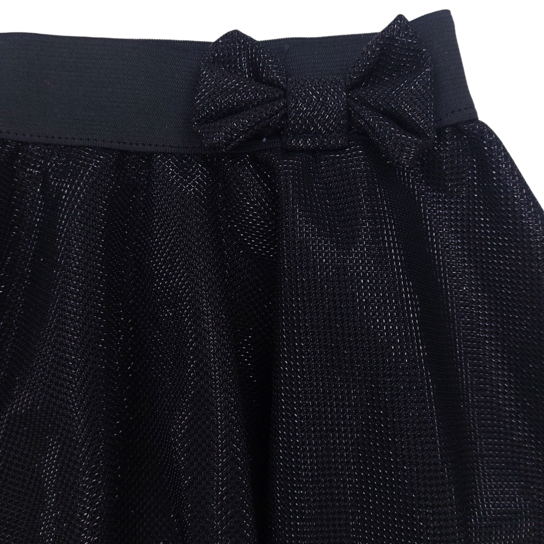 Girls' shiny skirt black Guliwerkids 7038-151124-14