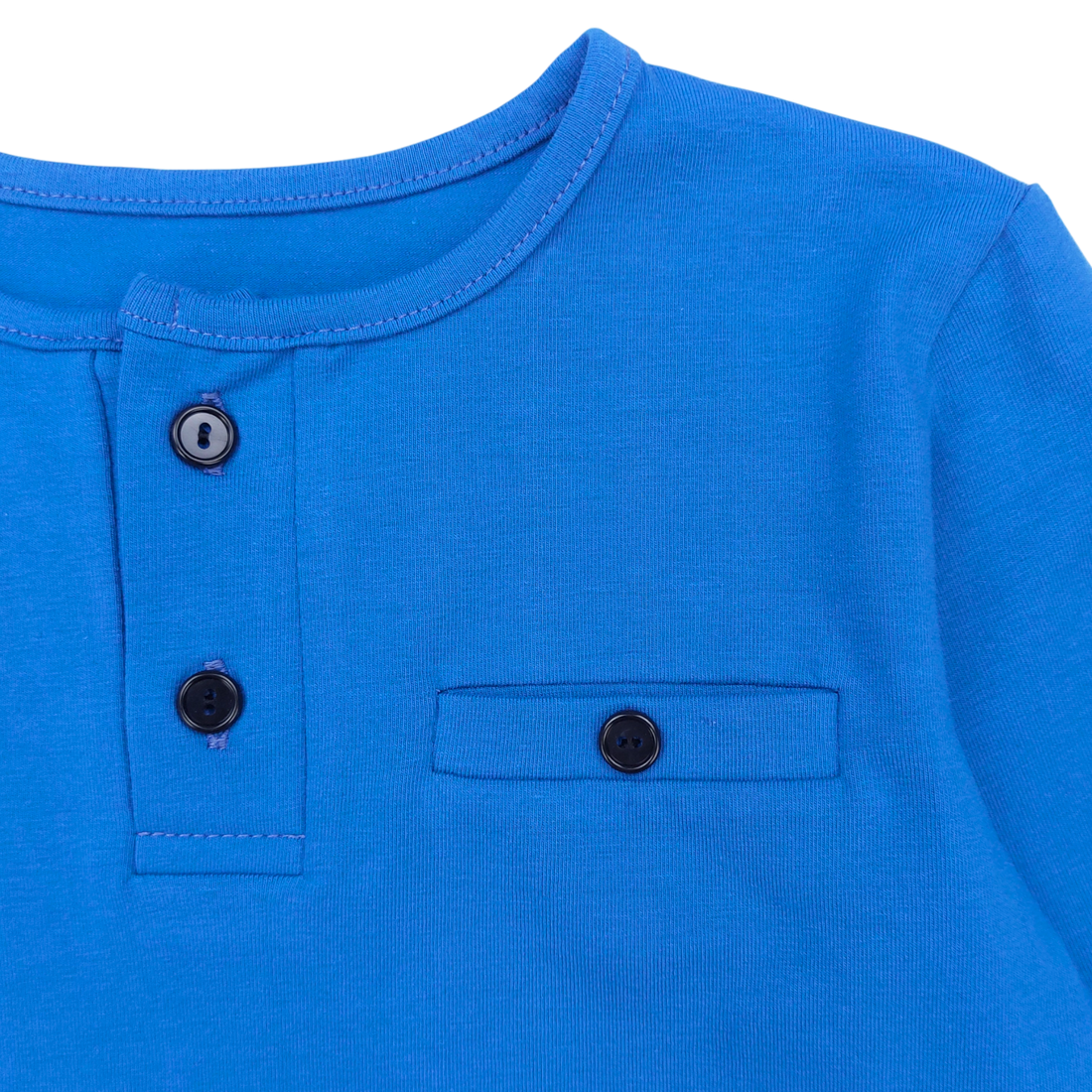 Boy's pocket T-shirt blue Mimi 5061-151124-35