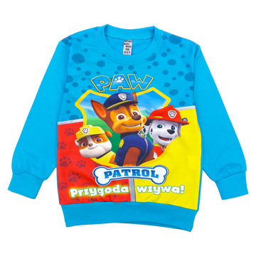 Bluza bez kaptura chłopięca turkus Muko Kids 13910-61224-44