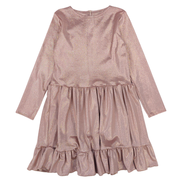 Velvet dress for girls beige Katerina 12992-161224-1