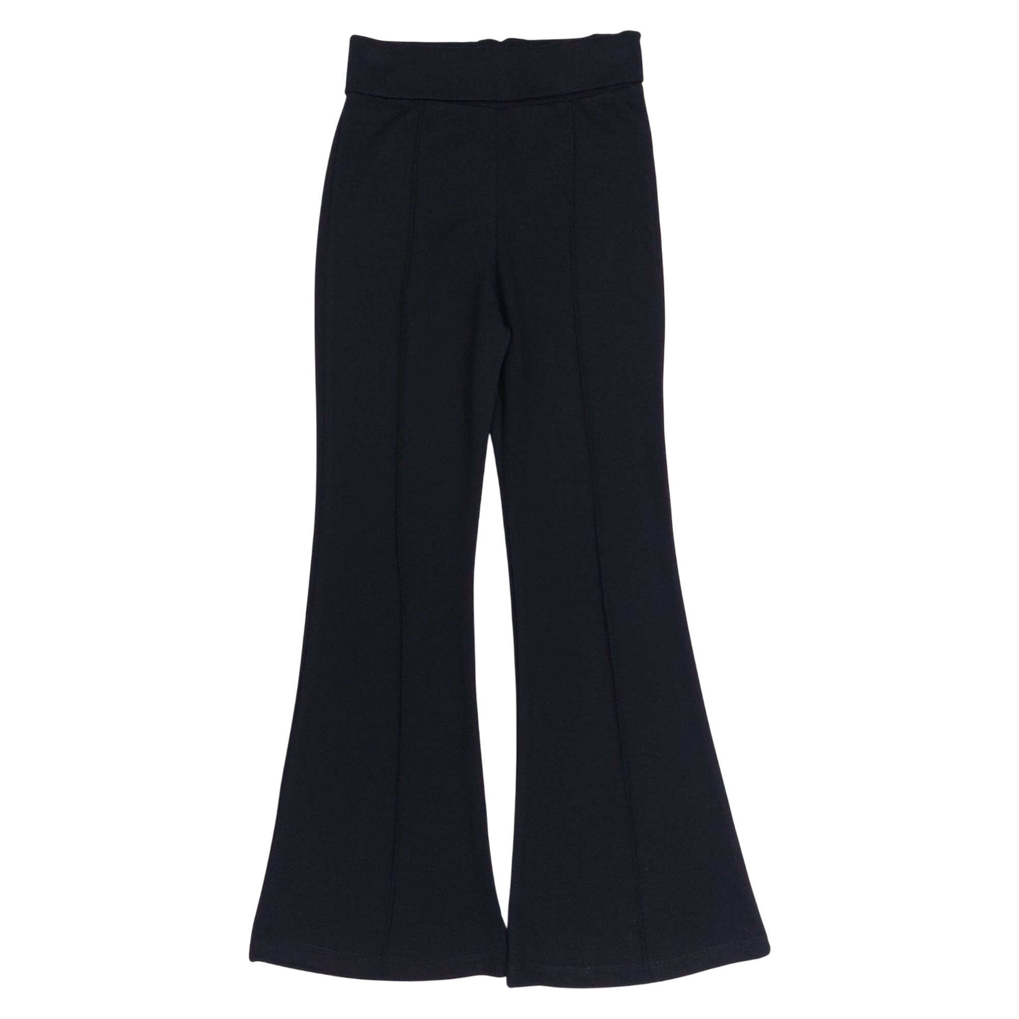 Girls elegant bell-bottom trousers black Breeze 21167-181224-14