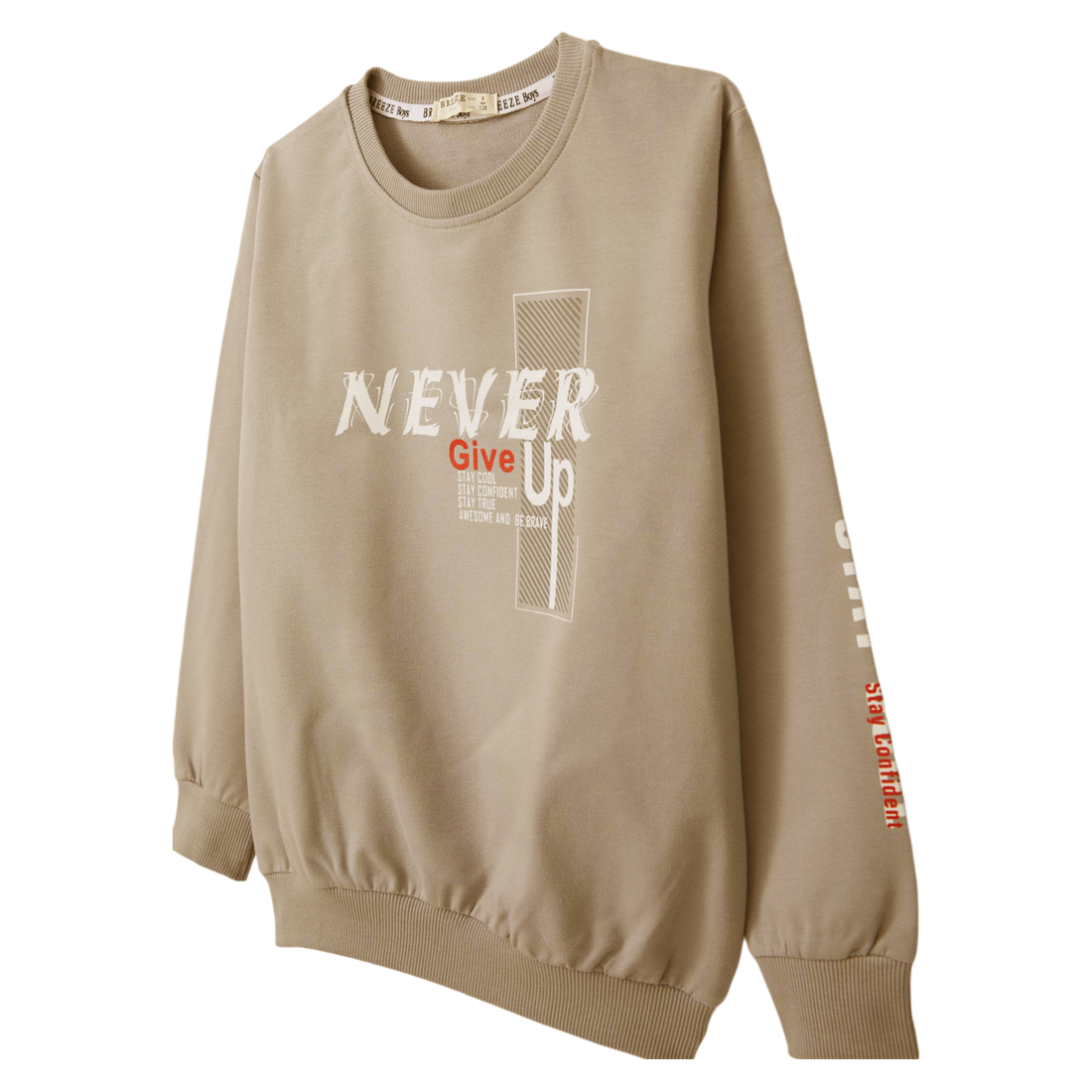 Thin boy's sweatshirt beige Breeze 20814-161024