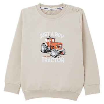 Bluza traktor chłopięca capucino Breeze 21436-12225-7