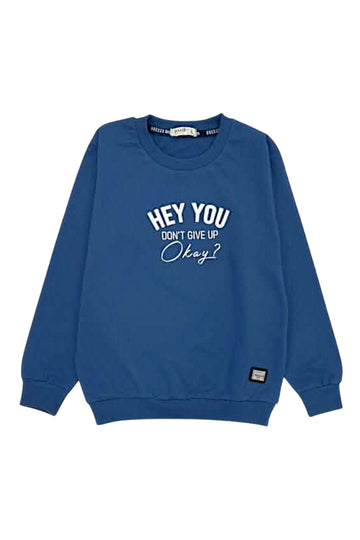 Bluza Hey You nieocieplana chłopięca niebieska Breeze 22429-21225