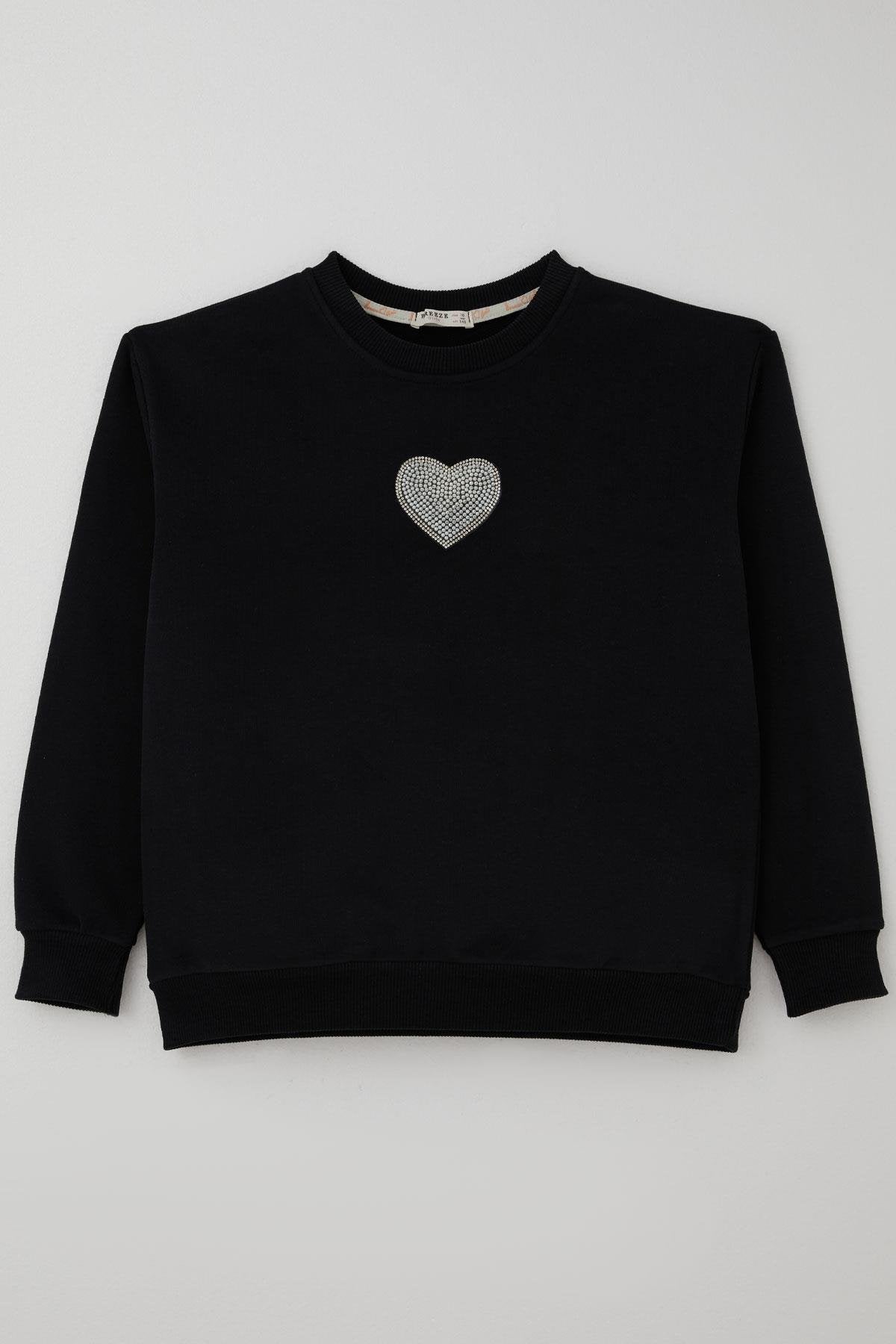 Bluza dziewczęca czarna Breeze 22458-21225