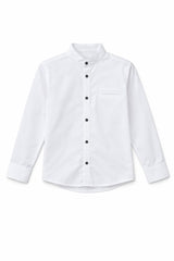 Koszula wizytowa stójka guzik chłopięca biały Kada 2327-111225-3