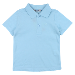 Boys' blue polo shirt Lacosta Pengim 2365-14425