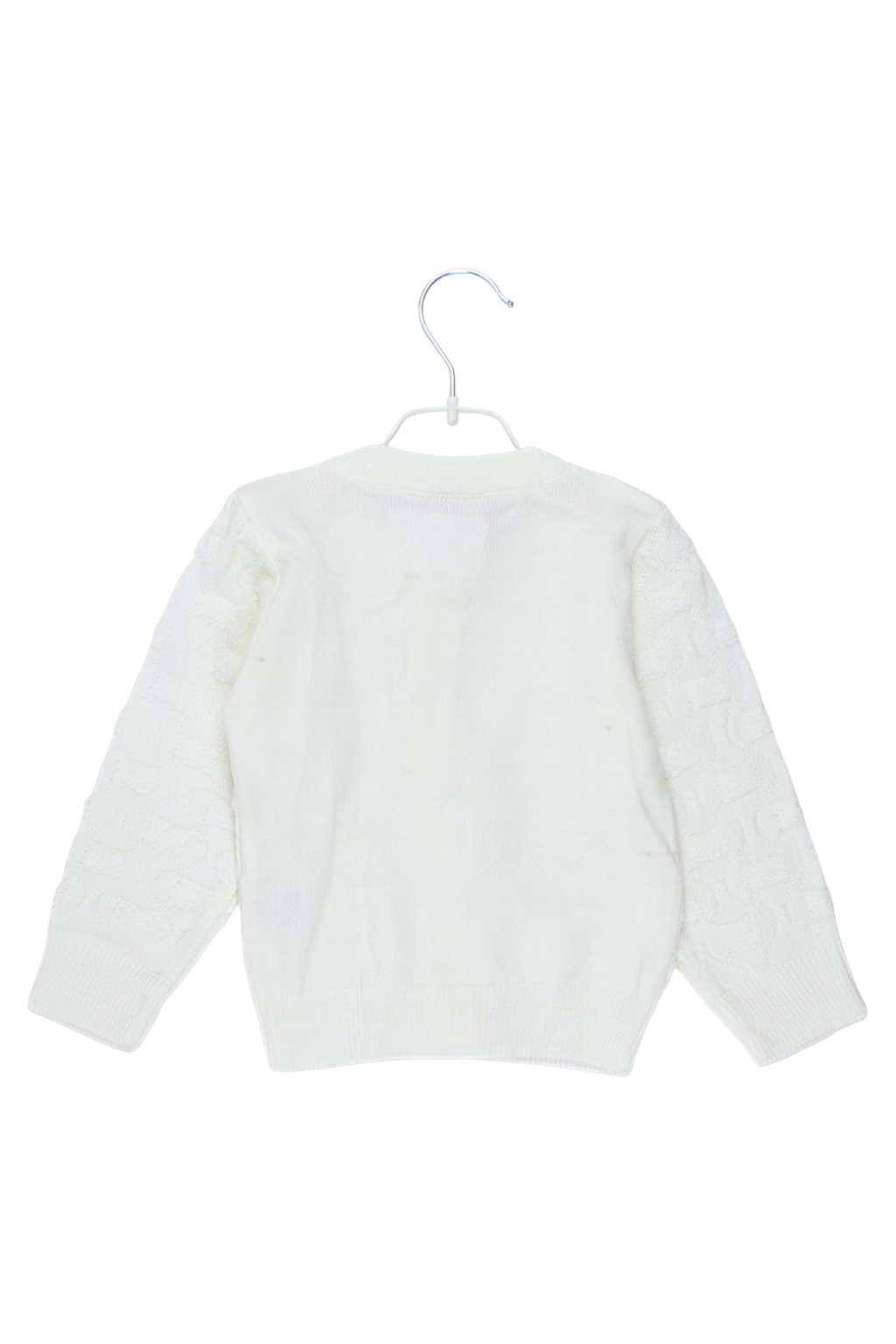 Sweter rozpinany dziewczęcy kremowy Angora Gold 2420-11925