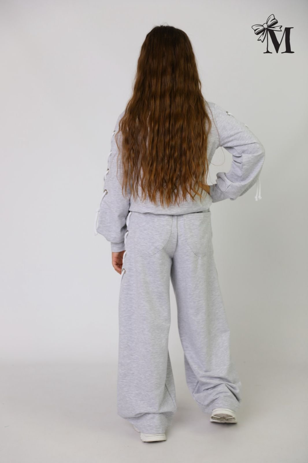 Dres dziewczęcy szary MałaMi 2789-7826-42