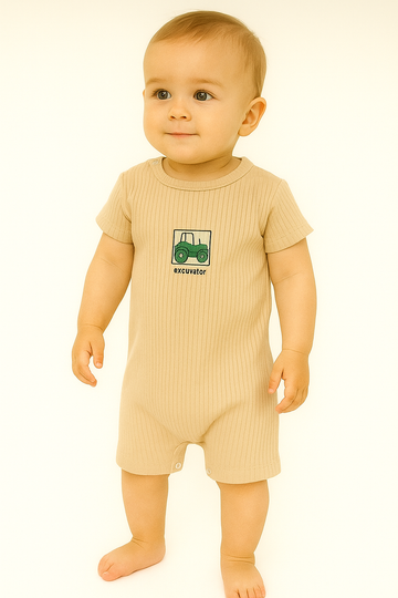 Boy's tractor ramps beige Pokipo 3013-5625-1