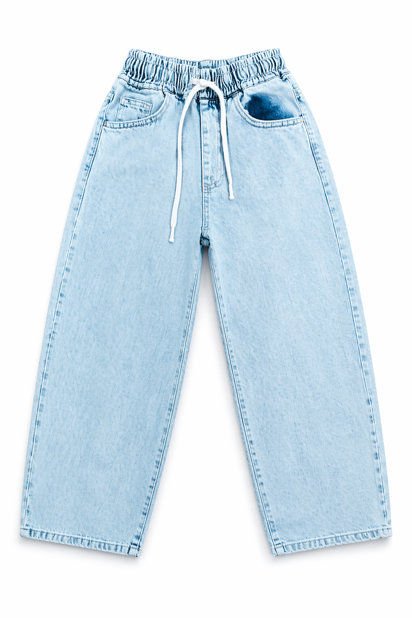 Spodnie balony dziewczęce jeans Augi Denim, kolor jeans, producent Augi, numer produktu 31265-20326-26