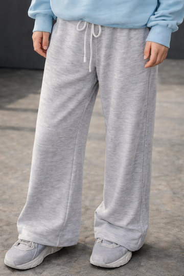 Spodnie szwedy dziewczęce popiel Qba kids 3133-5226