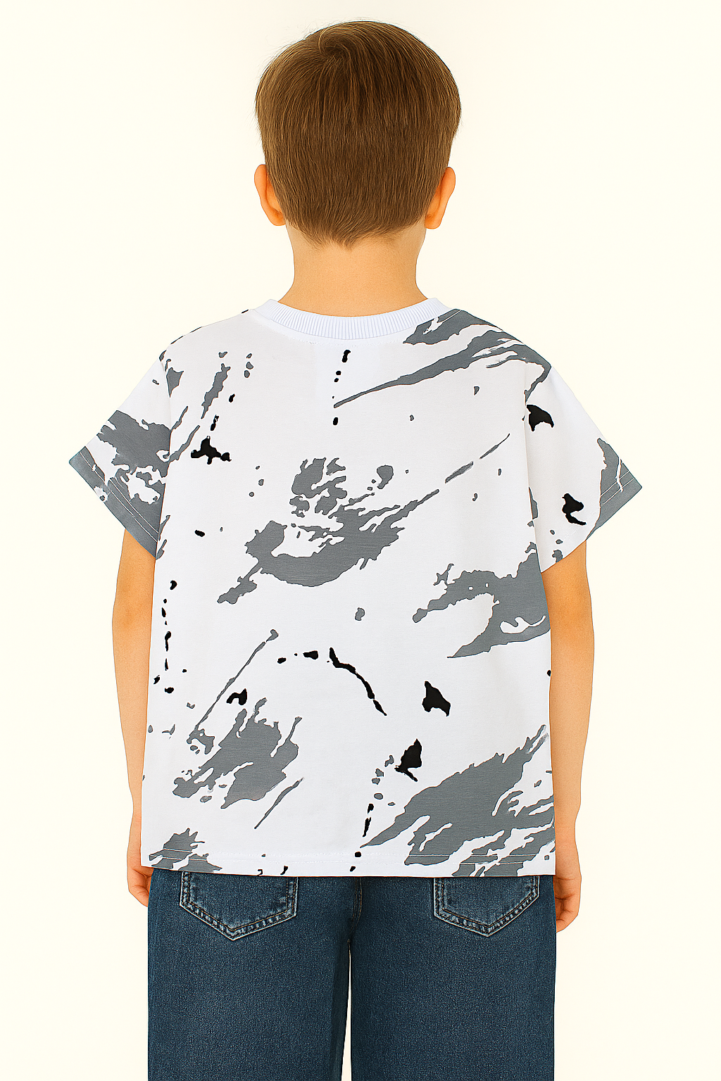Boy's cotton blouse white Guliwerkids 3422-30525