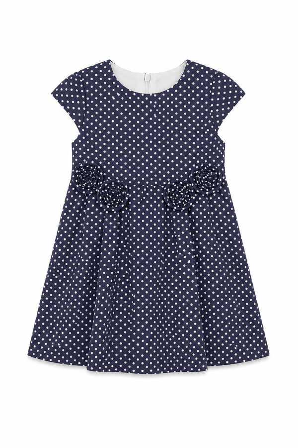 Mayoral 22-03920-054 Pleated dress girl 3920-54 lemon