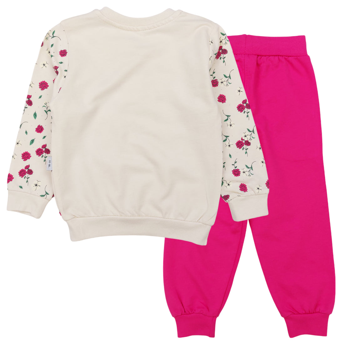 Thin tracksuit for girls fuchsia Ravza 2121-231024