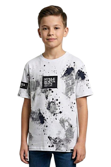 T-shirt chłopięcy granatowy Norule LMR 4100-21326-23