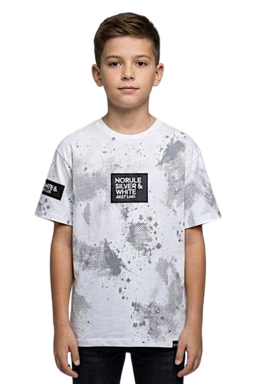 T-shirt Norule chłopięca popiel LMR 4100-21326