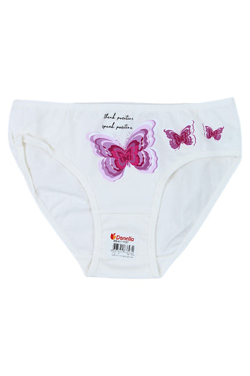 Girls' panties, cream, Donella 4111Y37-9725