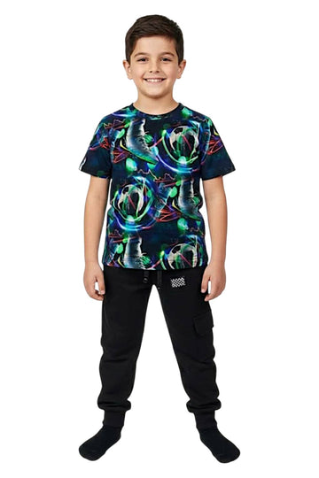 Bluzka piłka chłopięca granatowa Dresmoda 4141-20326-23