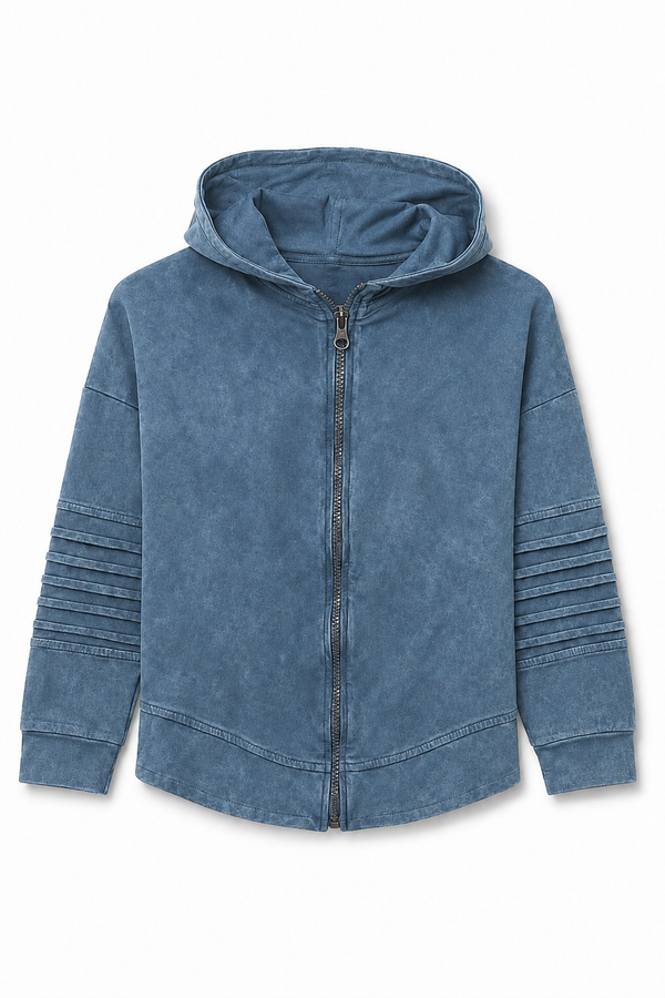 Bluza dekatyzowana rozpinana chłopięca granat Despacito 4148-25826