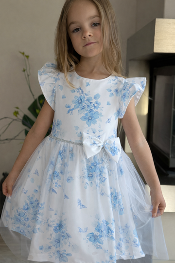 Sukienka dziewczęca niebieska Reflex 4201-18326