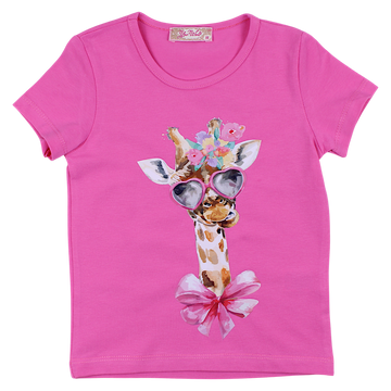 Girls' blouse fuchsia Your Word 4323-28425-21
