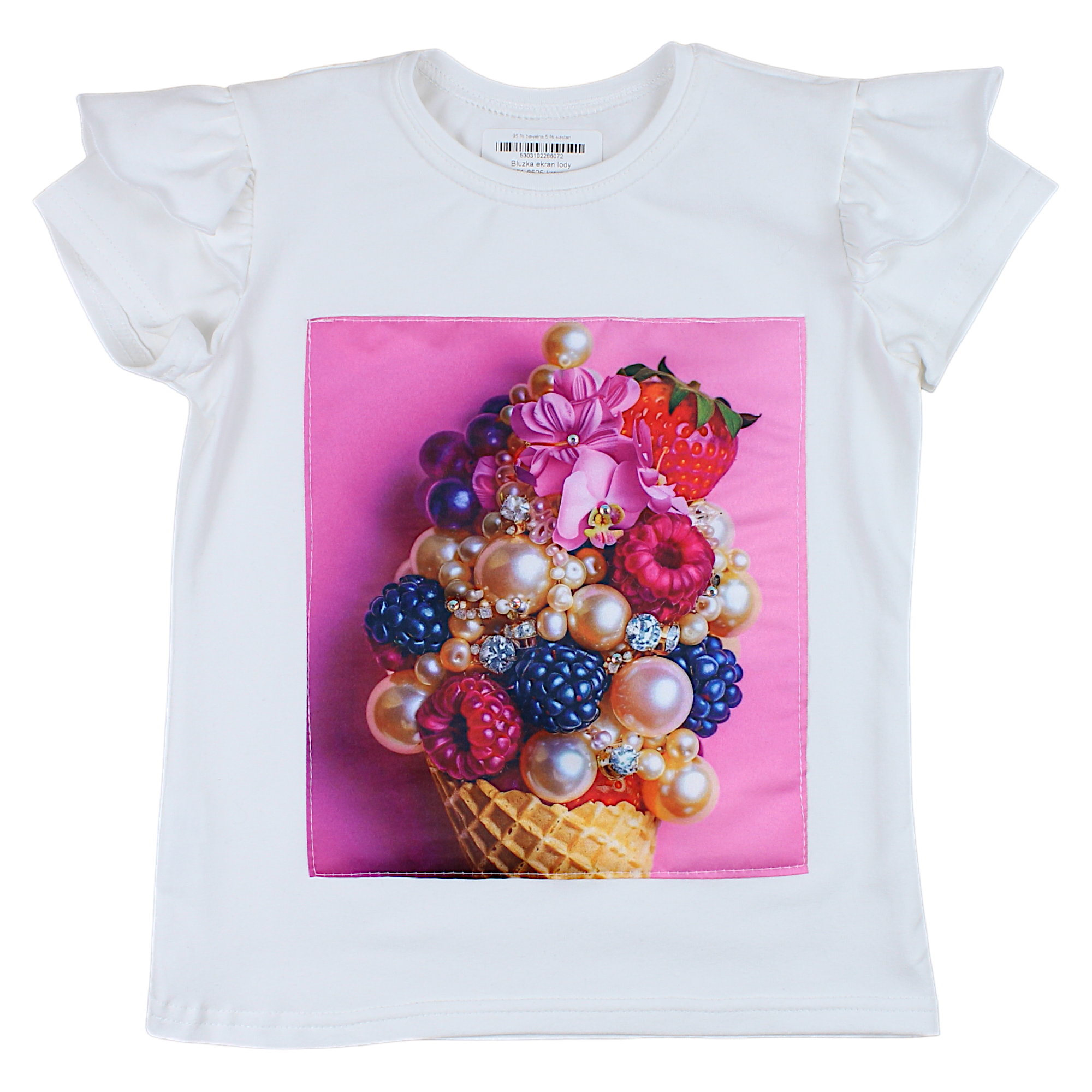Bluse Bildschirm Eis Mädchen Guliwerkids 4351-6525-28