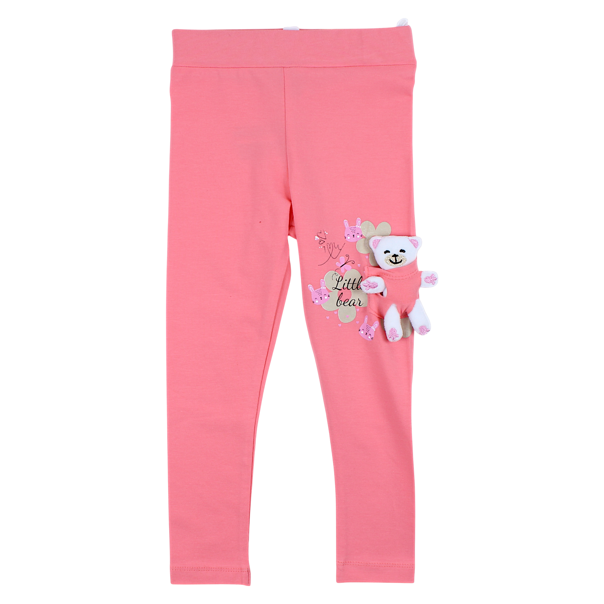 Mädchen-Leggings mit Maskottchen, Koralle Timi 44171-14425-27