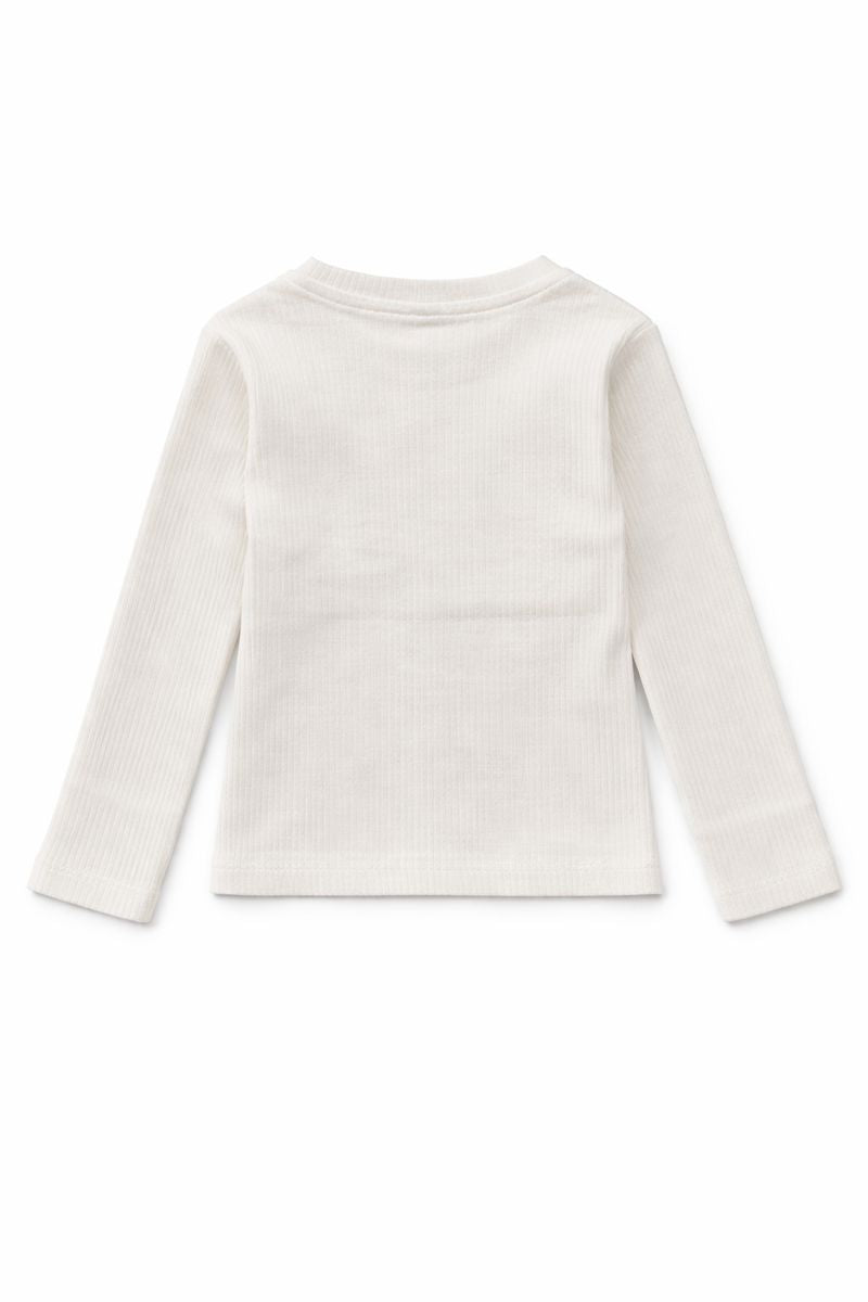 Bluzka prążek motyl dziewczęca krem, producent E/G 44790-121225-28