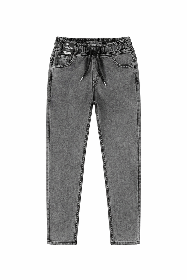 Spodnie joggery soft chłopięce szary Gocer 4586-161225-42