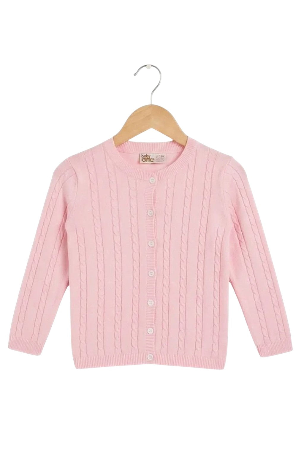 Sweter dziewczęcy różowy Babyone 466569-3926-40