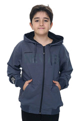 Bluza rozsuwana Never chłopięca niebieska LMR 4846-21326